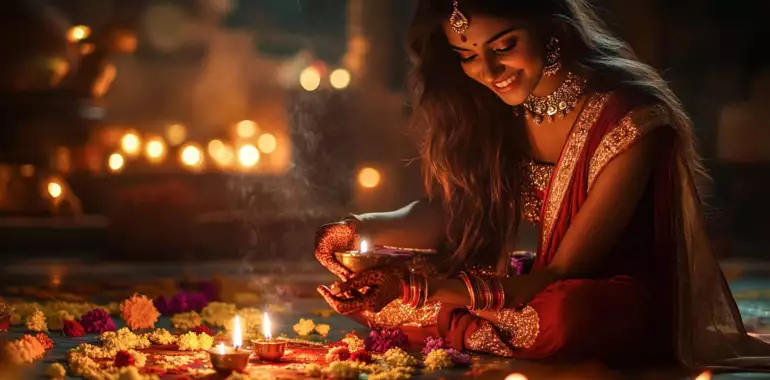 Illuminate Your Memories: Creative Diwali Photoshoot Ideas and How AI Can Optimize Your Photos